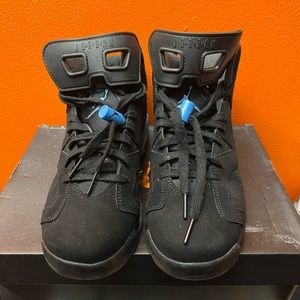Air Jordan 6 Retro blk and university blue